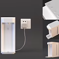 White Modern Water Dispenser With Sleek Design And User Friendly Features For Home Use