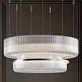 Light Luxury Crystal Chandelier 3d model