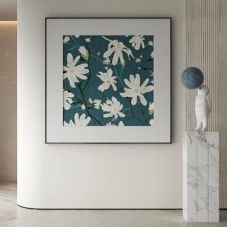 modern decorative painting 3d model