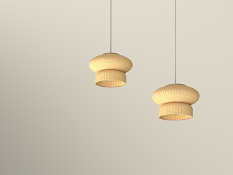 Modern chandelier 3d model