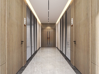 The Modern Corridor 3d model