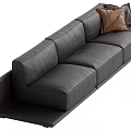 Modern Multiplayer Sofa 3d model