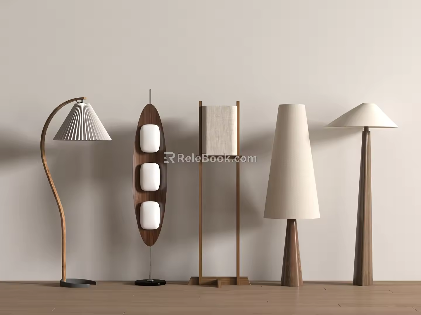 Modern Floor Lamp Ancient Floor Lamp 3d model