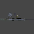High Precision Tactical Rifle With Green Stock Black Scope Magazine And Bullets