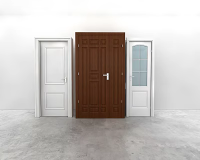 Door combination 3d model