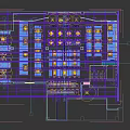 Modern KTV Interior Design With Neon Lights And Leather Seating