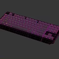 RGB Backlit Mechanical Keyboard With Full Size Layout And Aluminum Frame