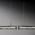 Contemporary Pendant Light Fixture With Glass Shade And Metal Frame Design