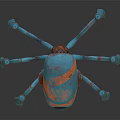 Industrial LOFT robot spider robot spider robot 3d model