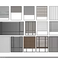 Stylish Window Blinds In Multiple Designs For Modern Home And Office Windows 3d model