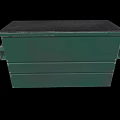 Trash can big trash can outdoor trash can community trash can park trash can low face number low model simple model game sub-era film and television level realism 3d model