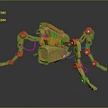 Mech tank mech insect mech spider crab machine crab mechanical crab mech crab 3d model