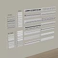 Various Types Of Gypsum Cornices With Decorative Patterns For Interior Design