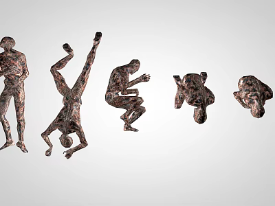 corpse corpse plague zombie 3d model