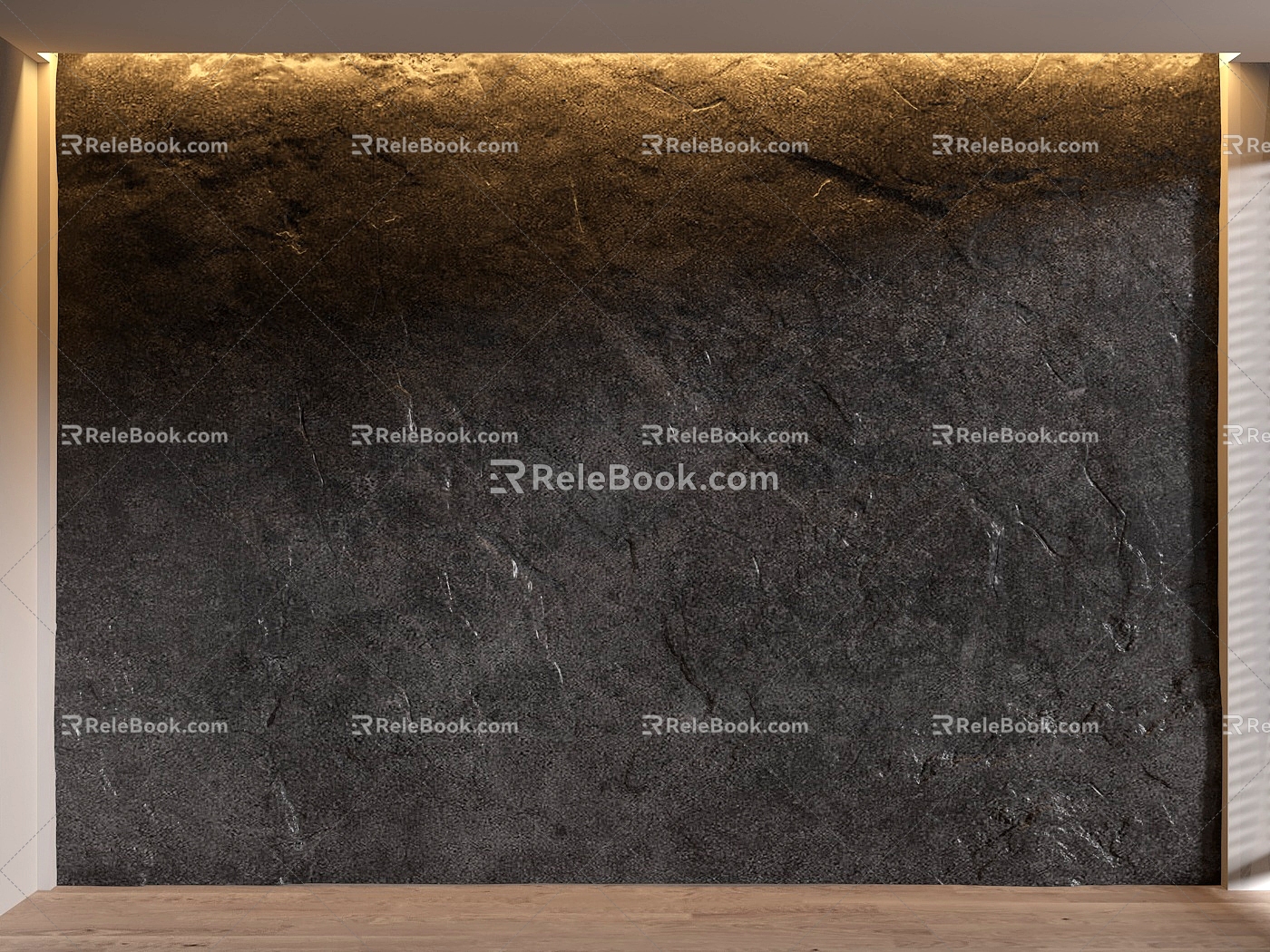 rubble background wall 3d model