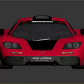 Pink McLaren Sports Car With Sleek Body And Black Accents On Reflective Surface