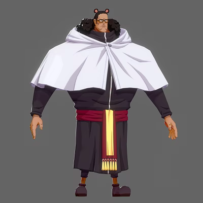 Modern One Piece Tyrant Bear Modern One Piece Animation Game Seven Sea Tyrant Bear 3d model