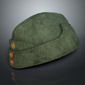 Hat Beret Special Forces Hat Realistic Model Cartoon Model PBR Model 3d model