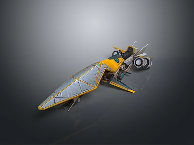 Jet Motorcycle Sci-Fi Motorcycle Concept Motorcycle Flying Car Space Flying Car Space Motorcycle 3d model