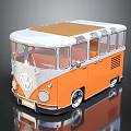 Airport Bus Modern Bus Metro Bus Mini Bus 3d model