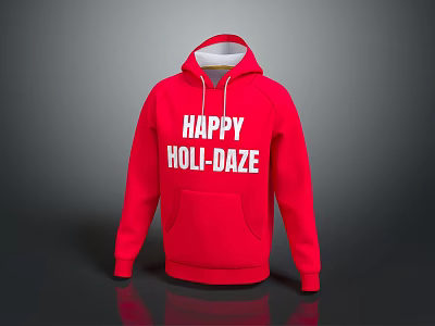 Modern Sweater Casual Wear Hoodie Spring and Autumn Clothing 3d model