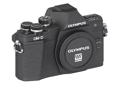 OLYMPUS OM-D Black Digital Camera With Ergonomic Body And Control Dials 3d model