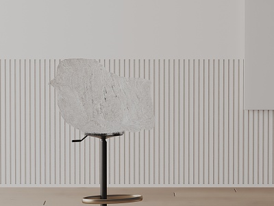 Modern Bar Chair 3d model