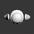 Robot Assistant Small Robot Butler Robot Butler Figure Game Figure 3d model