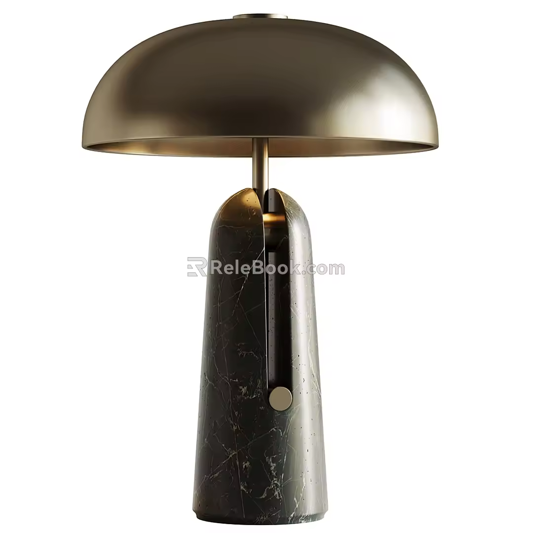 Modern Light Luxury Table Lamp 3d model