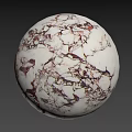 Elegant Marble Floor Tiles With White And Red Texture Pattern And Glossy Surface Design 3d model