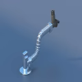Durable Flexible Metal Tube Structure With Stable Base And Top Connector