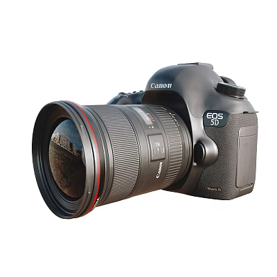 Canon EOS 5D Mark IV Digital Camera With Professional Lens For Photography 3d model