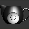 Elegant Gray Teapot With Minimalist Design For Modern Tea Set Collection