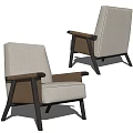 Modern single sofa 3d model
