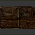 Vintage Wooden Storage Crate With Western Packing Chicago Branding And Metal Handles