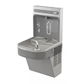 Wall Mounted Water Fountain With Bottle Filling Station And Modern Design