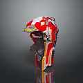 Sci-Fi Helmet Alien Helmet-Helmet High Tech Helmet Game Helmet 3d model
