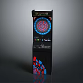 Game machine large game machine coin-operated game machine arcade digital accessories electronic accessories consumables 3d model