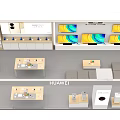 Huawei Mall Store Showcasing Smartphones Tablets And Modern Display Areas