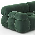BebItalia modern multiplayer sofa module sofa flannel sofa 3d model