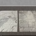 Modern Textured Square Rugs in Beige and Grey for Living Room Decor