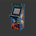 Game machine large game machine coin-operated game machine arcade digital accessories electronic accessories consumables 3d model