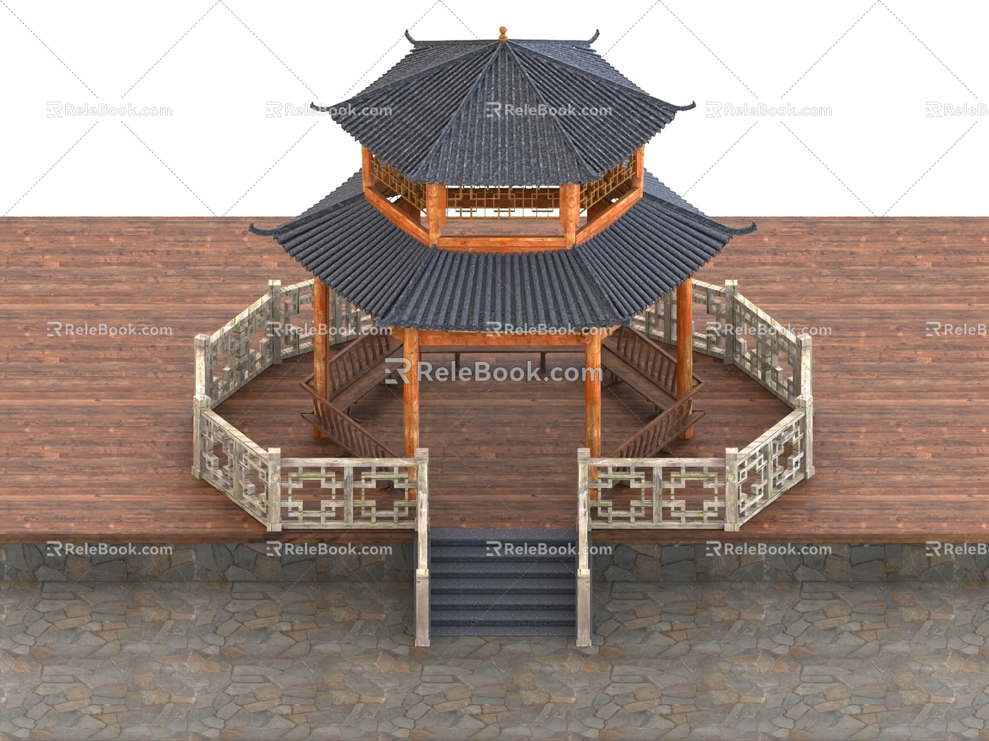 Pavilion Pavilion Pavilion Court 3d model