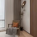 Modern Bedroom Interior Design With Wooden Accents Bed Bench And Wall Art