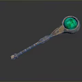 Scepter Ancient Scepter Cane Ancient Scepter Magic Scepter Metal Scepter Classical Scepter Magic Scepter 3d model