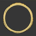 Elegant Gold Ring With Geometric Cut Design And Polished Metallic Luster Fashion Accessory