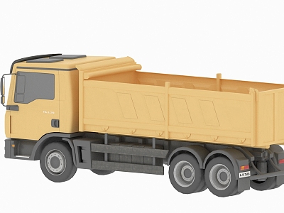 Modern truck machinery vehicle model