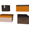 Various Design Decorative Storage Boxes For Home Organization And Decoration 3d model