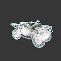 All Terrain Vehicle With Four Wheel Design And Large Off Road Tires