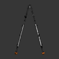 Dark Colored Folding Ladder With Anti Slip Feet And Sturdy Design